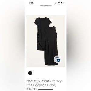 XS maternity dress set